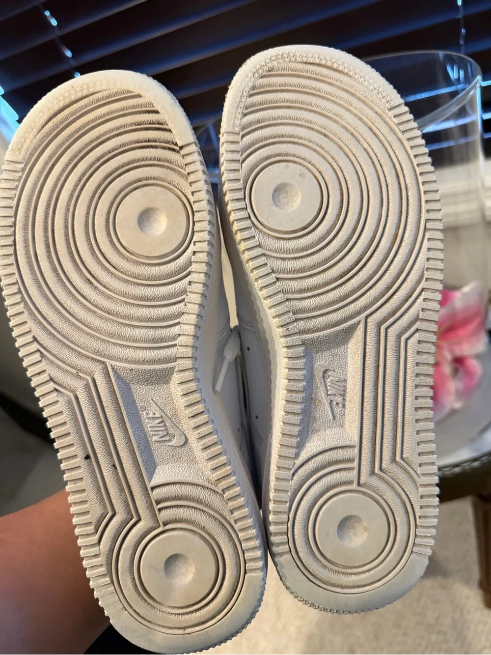 Nike Air Force 1 ‘07 Women’s Size 7.5 Triple White Leather Sneakers DD8959-100